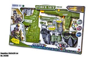 Набор оружия Force Set 34280 Автомат, со снаряжением