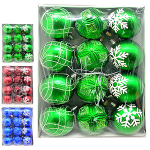 Набор елочных игрушек 9520-6 Шарики, диаметр 6 см, 12 шт.