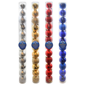 Набор елочных игрушек 406-5-6 Шарики, диаметр 5 или 6 см, 12 шт.
