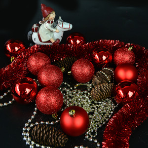 Набор елочных игрушек 9374 Шарики, диаметр 6 см, 25 шт.