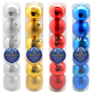 Набор елочных игрушек 026-7/GN031 Шарики, диаметр 7 см, 6 шт.