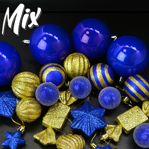 Набор елочных игрушек 9370 Шарики, диаметр 8 см, 6 шт.