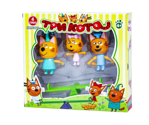 Набор игровой с фигурками из мультфильма Три кота PS660