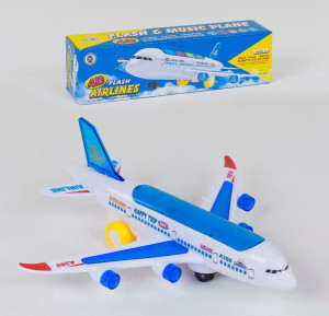 Игрушка А 380-600 GA Самолет, со светом и музыкой, ездит, 30 см