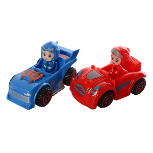 Трек Rusty Rivets HY222K, транспорт с машинкой 2шт, 7см
