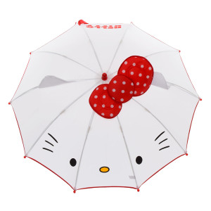 Зонт детский MK 2612 Hello Kitty, с ушками, диаметр 70 см
