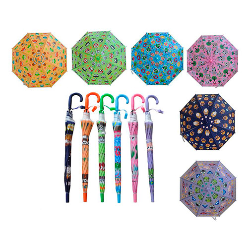 Зонт детский MK 3873-1, клеенчатый, со свистком, диаметр 81 см