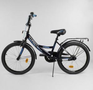Велосипед двухколесный Corso CL, 20 дюймов, c ручным тормозом и крылом