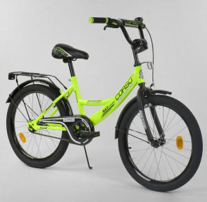 Велосипед двухколесный Corso CL, 20 дюймов, c ручным тормозом и крылом