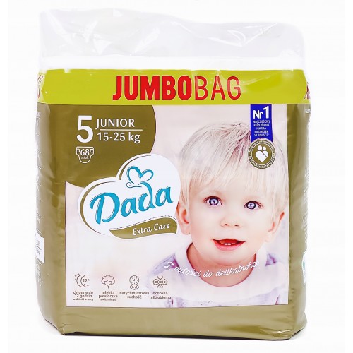 Подгузники Dada Extra Care Junior №5 (15-25 кг) 68шт.