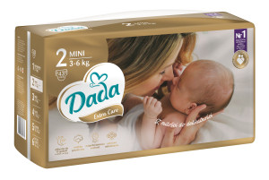 Подгузники Dada Extra Care №2 (3-6 кг) 43шт. (золотая)