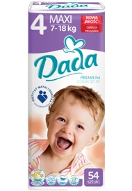Подгузники Dada Premium Comfort Fit maxi №4 (7-18 кг) 54шт.