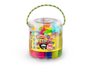 Тесто для лепки Danko Toys Master Do, ДТ-ТЛ-02-20, 22 цвета, в тубе