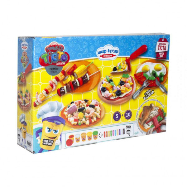 Тесто для лепки Danko Toys Master Do Шеф-повар.Большая пицца, ДТ-ТЛ-02-63
