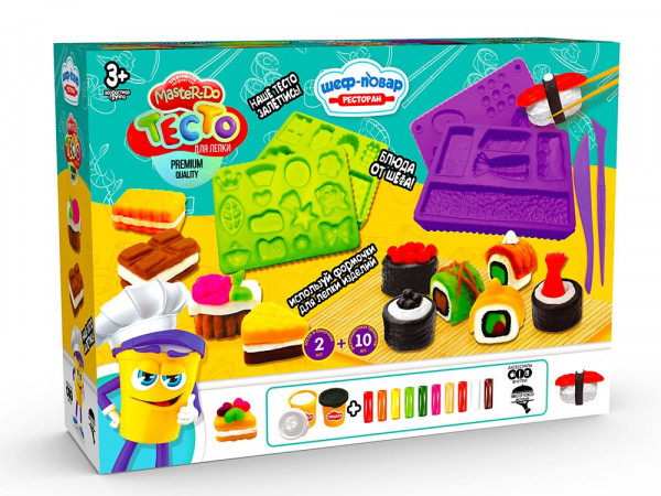 Тесто для лепки Danko Toys Master Do Шеф-повар.Ресторан, ДТ-ТЛ-02135