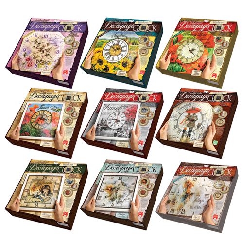 Набор креативного творчества Danko Toys Decoupage Clock