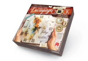 Набор креативного творчества Danko Toys Decoupage Clock