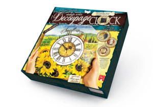 Набор креативного творчества Danko Toys Decoupage Clock