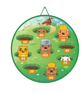 Дартс Stacky Капибары, с мячиками и дротиками