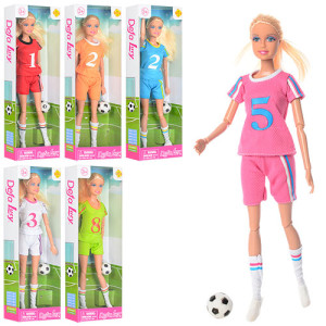 Кукла DEFA 8367 Футболистка, шарнирная, 30см