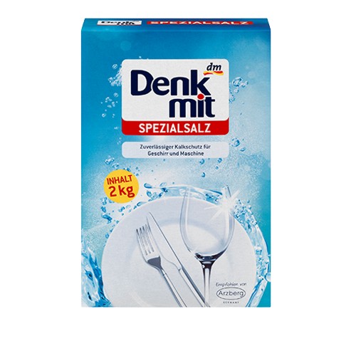 Соль для посудомоечных машин DenkMit (Германия) Spezialsalz, 2 кг