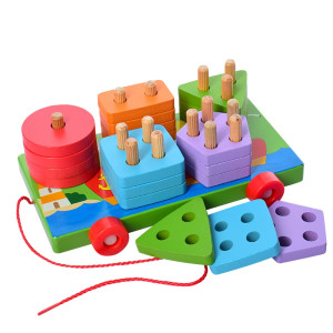 Игрушка деревянная Tree Toys MD 1262 Геометрика, 18 см