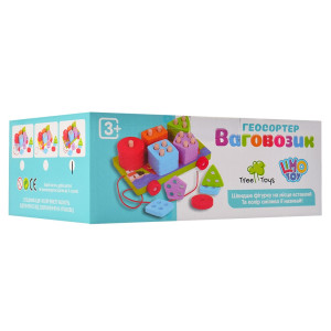 Игрушка деревянная Tree Toys MD 1262 Геометрика, 18 см