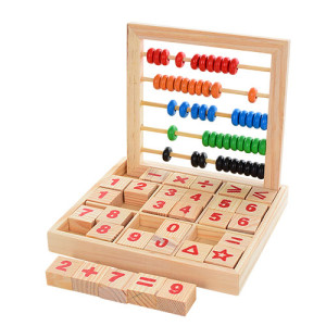 Деревянная игрушка Набор первоклассника MD 1166, цифры, счетные палочки