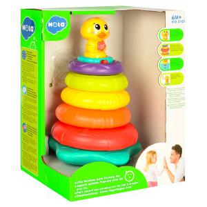 Пирамидка HOLA 2101 Уточка, с музыкой и светом