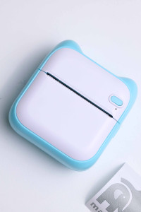 Принтер детский Mini Printer, чёрно-белые фото, аккумуляторный