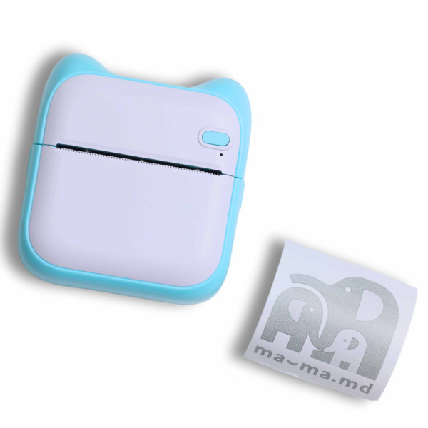 Принтер детский Mini Printer, чёрно-белые фото, аккумуляторный