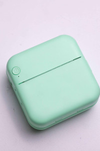 Портативный принтер Mini Printer, чёрно-белые фото, аккумуляторный