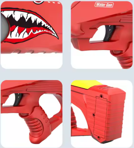 Водяной бластер Water gun Shark на аккумуляторе, автозаполнение, 42.5 см