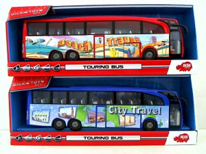Игрушка Dickie Toys Туристический автобус, инерционная