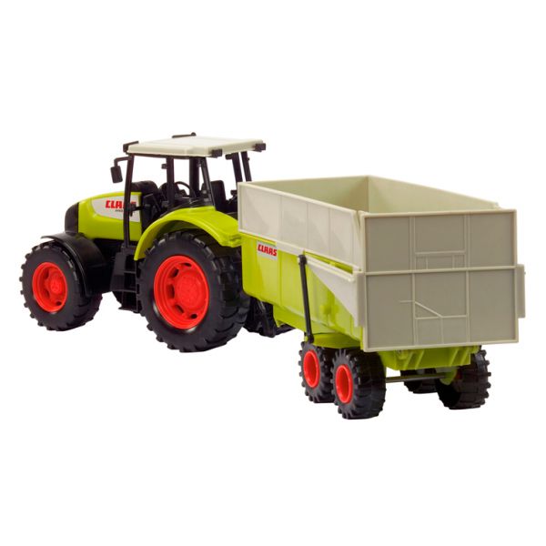 Игрушка Dickie Toys Трактор Claas Farm, с прицепом