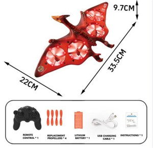 Динозавр на радиоуправлении Птерозавр, звук/свет, заряд USB