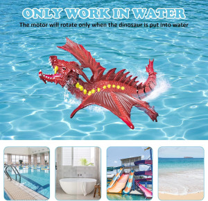 Динозавр на радиоуправлении, пускает пар, звук/свет