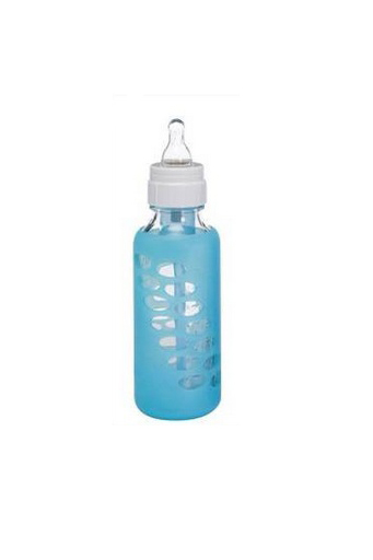Чехол защитный Dr. Brown's, для стеклянной бутылочки, для мальчика, голубой, 240 мл