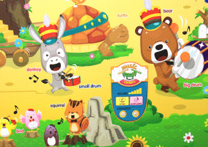 Детский игровой коврик Dwinguler Big Music Parade, музыкальный, 2300х1400х15 мм