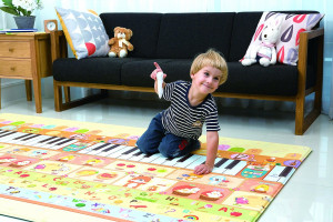 Детский игровой коврик Dwinguler Big Music Parade, музыкальный, 2300х1400х15 мм