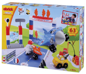 Конструктор Ecoiffier Летная школа, 63 элемента