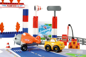 Конструктор Ecoiffier Летная школа, 63 элемента