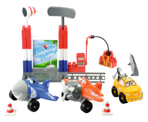 Конструктор Ecoiffier Летная школа, 63 элемента