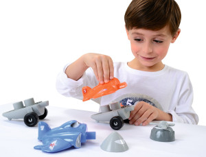 Конструктор Ecoiffier Летная школа, 63 элемента