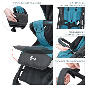 Коляска прогулочная EL Camino ME 1039L Idea