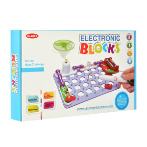 Конструктор электронный Electronic Blocks 112, музыка, свет, на батарейках