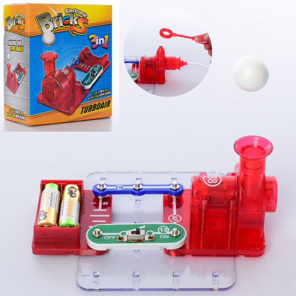 Конструктор электронный Electronic Bricks 330, 3в1, на батарейках