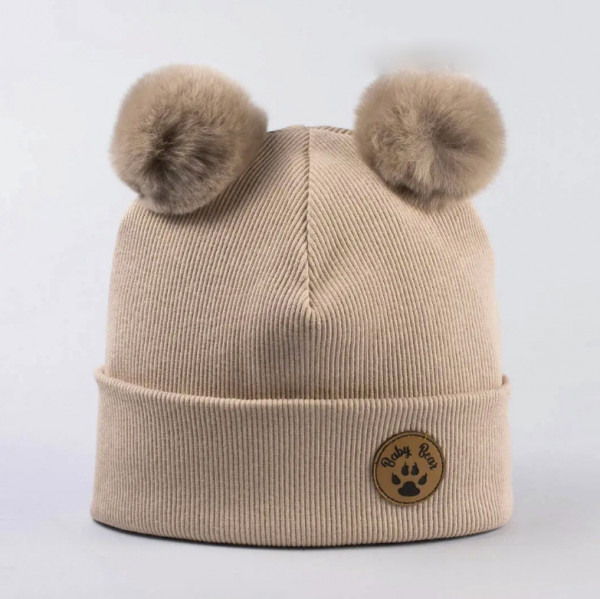 Шапка детская Лайви, двойной трикотаж, от 6 мес до 3 лет