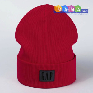 Шапка детская Лори GAP, трикотаж, с отворотом, 5-10 лет