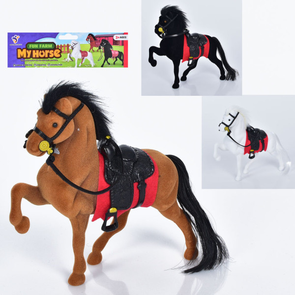 Фигурка 313-2 Лошадка, замшевая, 18см